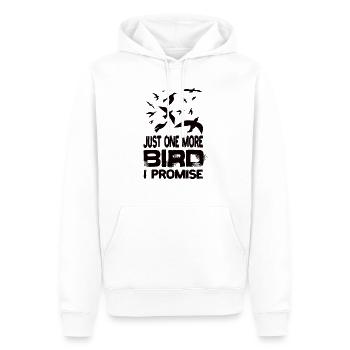 Just One More Bird I Promise Vogel Vogelarten - Männer Premium Bio Hoodie - Weiß - Vorne - Nico (187cm)