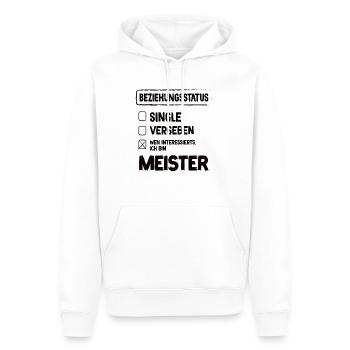 Master Relationship Status Master Craft - Men’s Premium Organic Hoodie - white - Front - Nico (187cm)