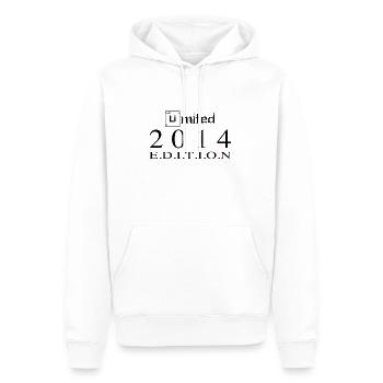 Edition Limitée 2014 - Sweat à capuche Premium bio Homme - blanc - Devant - Nico (187cm)