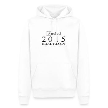 Edition Limitée 2015 - Sweat à capuche Premium bio Homme - blanc - Devant - Nico (187cm)