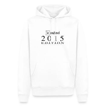 Edition Limitée 2015 - Sweat à capuche Premium bio Homme - blanc - Devant - Nico (187cm)