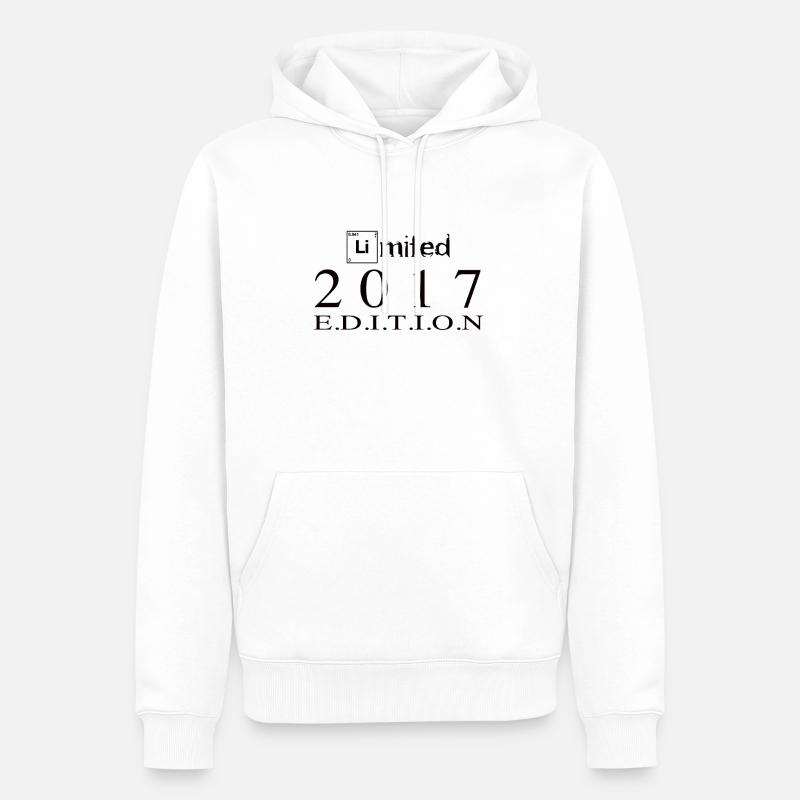 Edition Limitée 2017 - Sweat à capuche Premium bio Homme - blanc