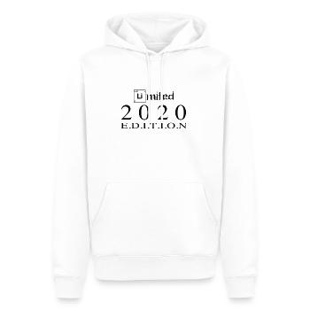 Limited Edition 2020 - Männer Premium Bio Hoodie - Weiß - Vorne - Nico (187cm)