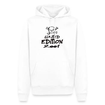 Limited Edition 2001 Geburtstag 2001 Geboren - Männer Premium Bio Hoodie - Weiß - Vorne - Nico (187cm)