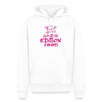 Limited Edition 1995 Geburtstag 1995 Geboren - Männer Premium Bio Hoodie - Weiß - Vorne - Nico (187cm)