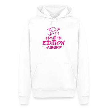 Limited Edition 1997 Geburtstag 1997 Geboren - Männer Premium Bio Hoodie - Weiß - Vorne - Nico (187cm)