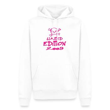 Limited Edition 2009 Geburtstag 2009 Geboren - Männer Premium Bio Hoodie - Weiß - Vorne - Nico (187cm)