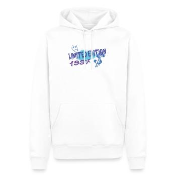 Limited Edition 1997 Geburtstag 1997 Geboren - Männer Premium Bio Hoodie - Weiß - Vorne - Nico (187cm)