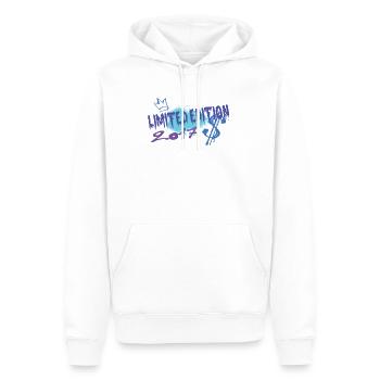Edition Limitée 2017 Anniversaire 2017 Naissance - Sweat à capuche Premium bio Homme - blanc - Devant - Nico (187cm)