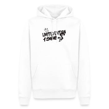 Limited Edition 1988 Geburtstag 1988 Geboren - Männer Premium Bio Hoodie - Weiß - Vorne - Nico (187cm)