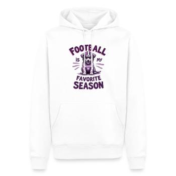 Football & Hund Football American Football - Männer Premium Bio Hoodie - Weiß - Vorne - Nico (187cm)