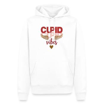 Amour romantique pour la Saint-Valentin et la Saint-Valentin - Sweat à capuche Premium bio Homme - blanc - Devant - Nico (187cm)