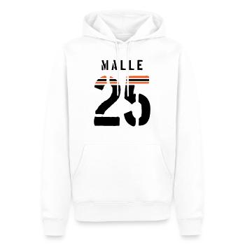 Malle 2025 Trikot - Männer Premium Bio Hoodie - Weiß - Vorne - Nico (187cm)