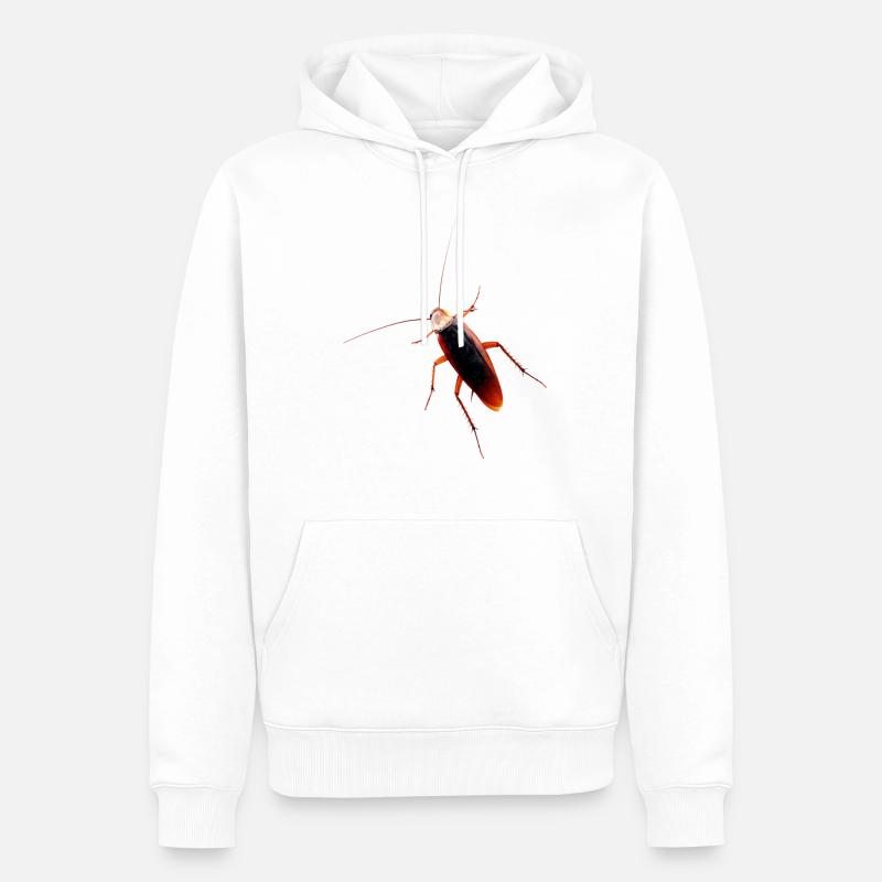 Cafard cafard cafard cafard - Sweat à capuche Premium bio Homme - blanc