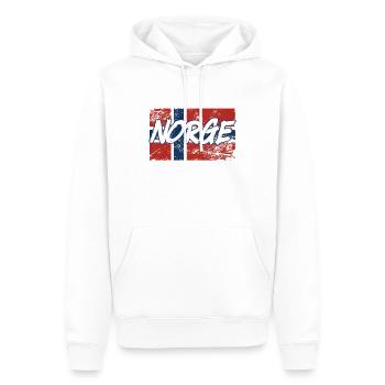 Design Norge - Männer Premium Bio Hoodie - Weiß - Vorne - Nico (187cm)