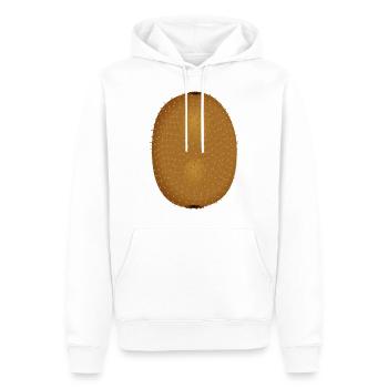 kiwi fruit018 - Sweat à capuche Premium bio Homme - blanc - Devant - Nico (187cm)