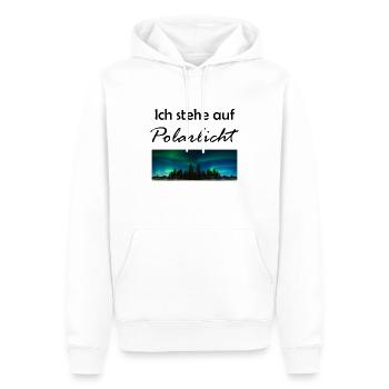 Polarlicht Geschenk Idee schwarz - Männer Premium Bio Hoodie - Weiß - Vorne - Nico (187cm)