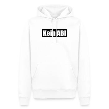 Kein Abi Box Logo - Männer Premium Bio Hoodie - Weiß - Vorne - Nico (187cm)