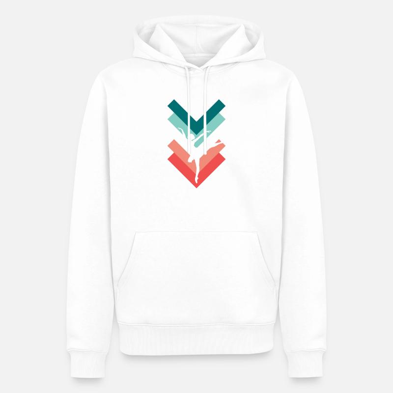 Danseur de ballet - Sweat à capuche Premium bio Homme - blanc