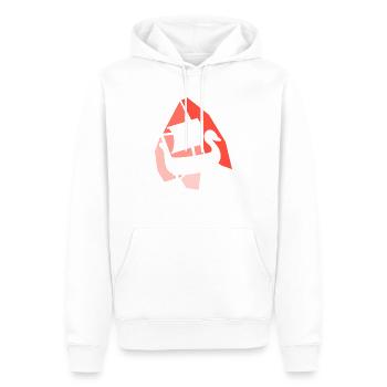 Drachenboot - Männer Premium Bio Hoodie - Weiß - Vorne - Nico (187cm)