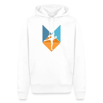 Kickboxing - Männer Premium Bio Hoodie - Weiß - Vorne - Nico (187cm)