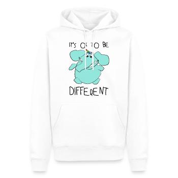 Elefant Porzellan Regenbogen LGBT be different - Männer Premium Bio Hoodie - Weiß - Vorne - Nico (187cm)