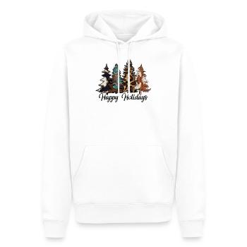 Schöne Ferien Bäume - Männer Premium Bio Hoodie - Weiß - Vorne - Nico (187cm)