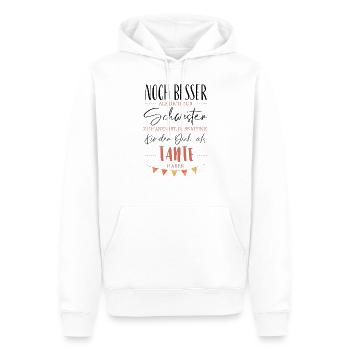 Beste Tante - Männer Premium Bio Hoodie - Weiß - Vorne - Nico (187cm)