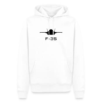Air Force F-35 Luftwaffe F 35 jet f-35a f-35b f35c - Männer Premium Bio Hoodie - Weiß - Vorne - Nico (187cm)