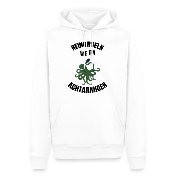 Geschenk Reinorgeln Achtarmiger Gerhard Saufen - Männer Premium Bio Hoodie - Weiß - Vorne - Nico (187cm)