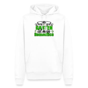 Garten Homeoffice - Männer Premium Bio Hoodie - Weiß - Vorne - Nico (187cm)