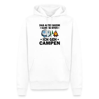 Camper und Rentner - Männer Premium Bio Hoodie - Weiß - Vorne - Nico (187cm)