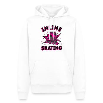 Inline Skating Inline-Skates - Männer Premium Bio Hoodie - Weiß - Vorne - Nico (187cm)