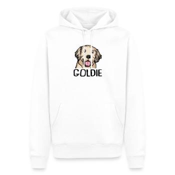 Golden Retriever - Männer Premium Bio Hoodie - Weiß - Vorne - Nico (187cm)