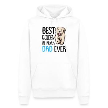 Golden Retriever - Männer Premium Bio Hoodie - Weiß - Vorne - Nico (187cm)