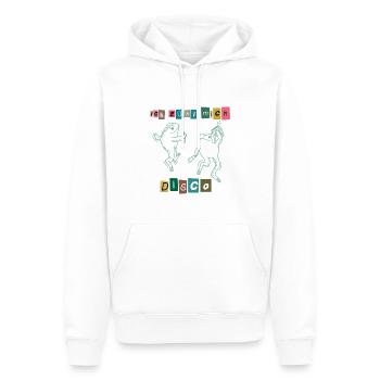 Ich fühl mich Disko tanzende Frösche Party - Männer Premium Bio Hoodie - Weiß - Vorne - Nico (187cm)