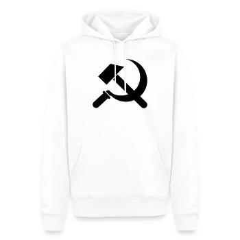 Kommunismus - Männer Premium Bio Hoodie - Weiß - Vorne - Nico (187cm)