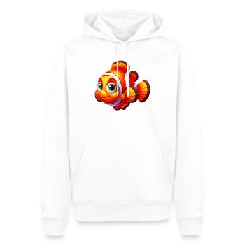 Clownfische - Männer Premium Bio Hoodie - Weiß - Vorne - Nico (187cm)