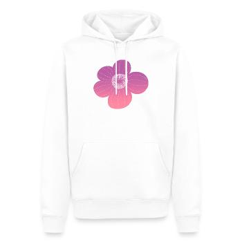 Boho flower - Men’s Premium Organic Hoodie - white - Front - Nico (187cm)