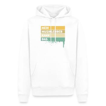 Beruf Musiklehrer - Männer Premium Bio Hoodie - Weiß - Vorne - Nico (187cm)