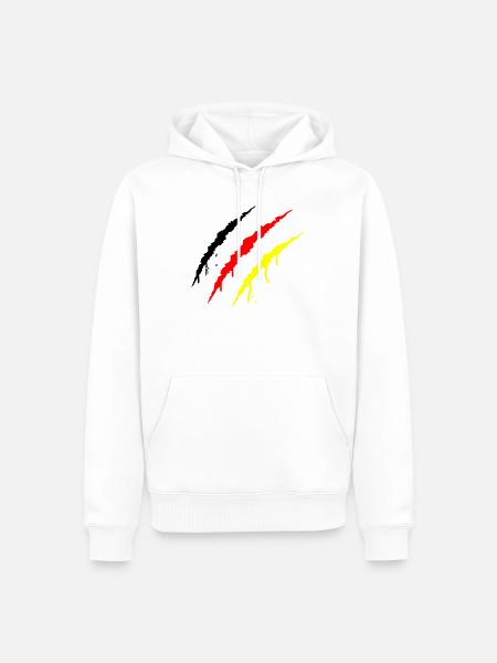 krallen_deutschland - Men’s Premium Organic Hoodie - white