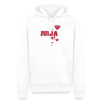 Gift for Juliet - Men’s Premium Organic Hoodie - white - Front - Nico (187cm)