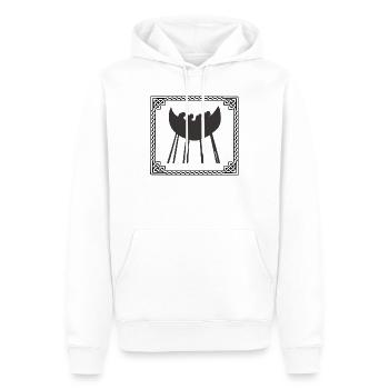 Caherciveen-Boot - Männer Premium Bio Hoodie - Weiß - Vorne - Nico (187cm)