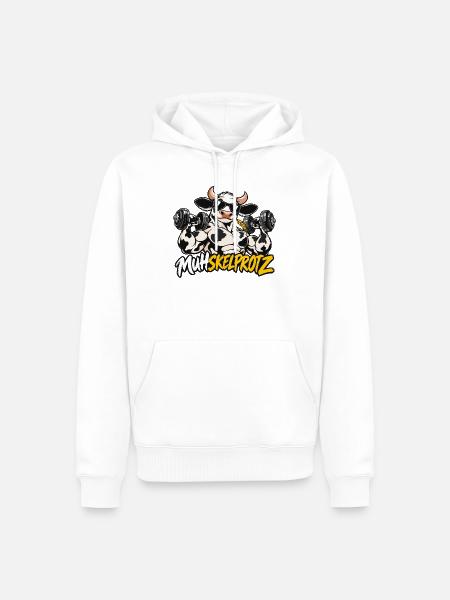 Muhskelprotz - Muskelprotz - Männer Premium Bio Hoodie - Weiß