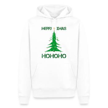 Merry Christmas xmas - Männer Premium Bio Hoodie - Weiß - Vorne - Nico (187cm)