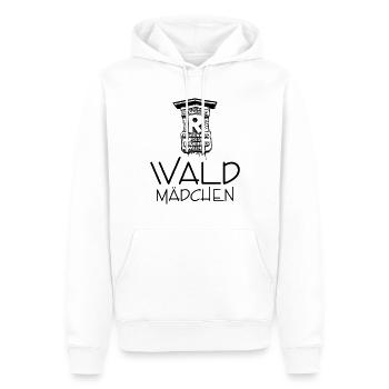 Wald Mädchen Rennsteig 1 0 - Männer Premium Bio Hoodie - Weiß - Vorne - Nico (187cm)
