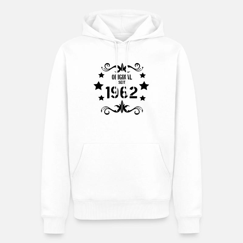 Original seit 1962 -x - Männer Premium Bio Hoodie - Weiß