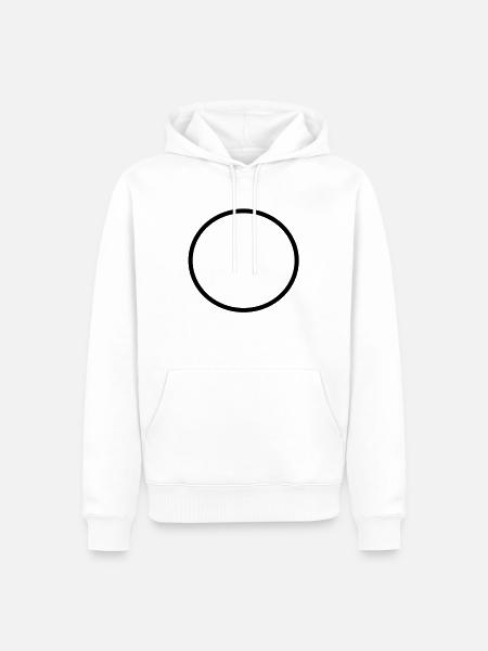 kreis2 - Sweat à capuche Premium bio Homme - blanc