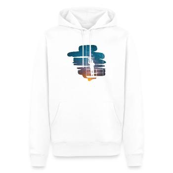 Galaxien Maler kreatives Geschenk - Männer Premium Bio Hoodie - Weiß - Vorne - Nico (187cm)
