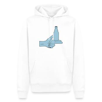 Pistolero Cerveza - Männer Premium Bio Hoodie - Weiß - Vorne - Nico (187cm)
